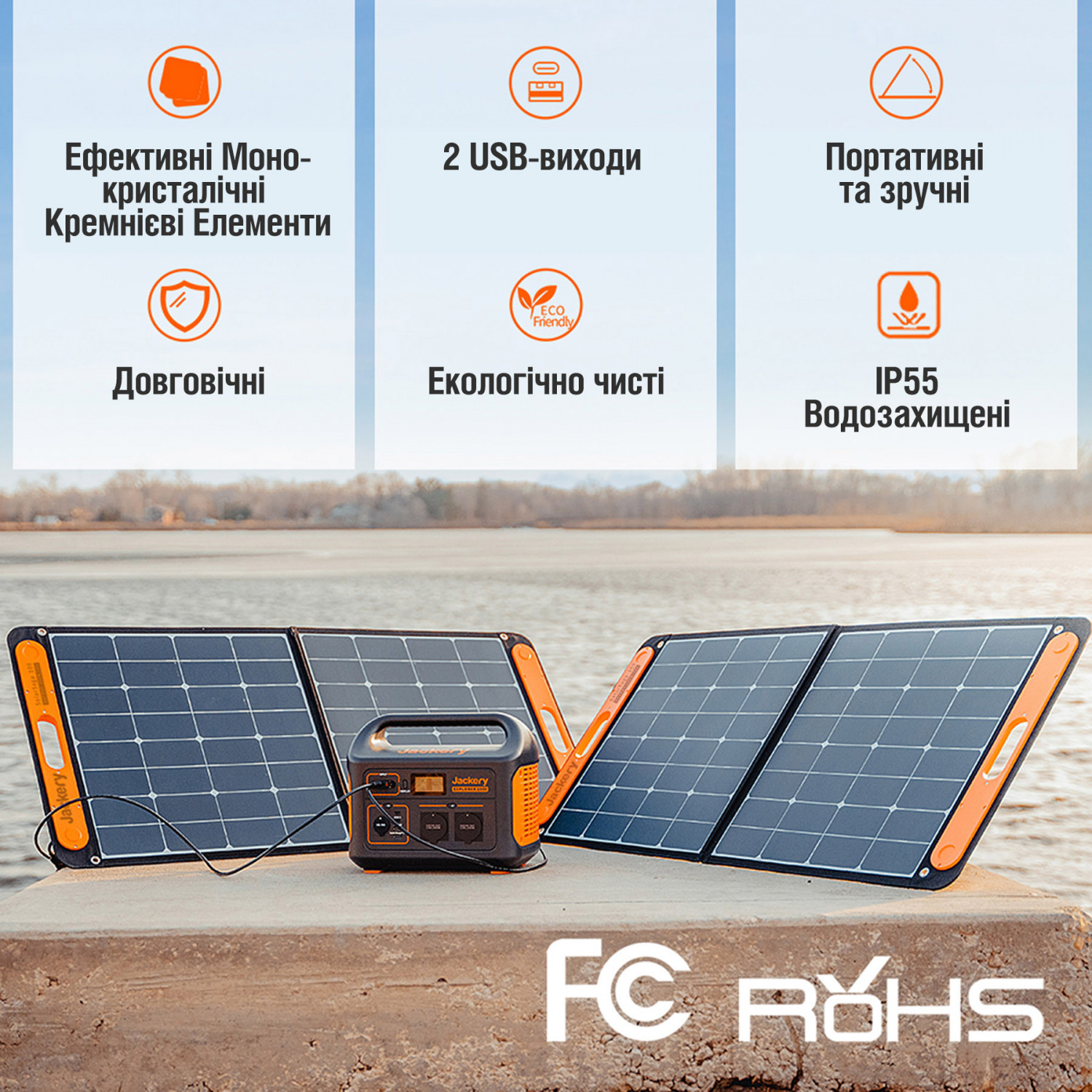 Солнечная панель Jackery SolarSaga 100 W