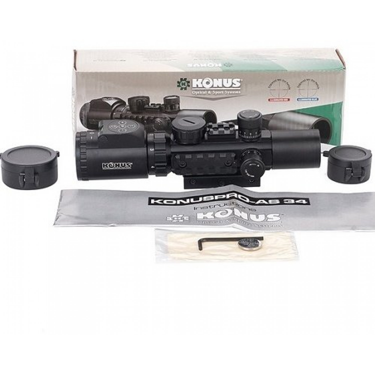 Оптический прицел KONUS KONUSPRO AS-34 2-6x28 MIL-DOT IR