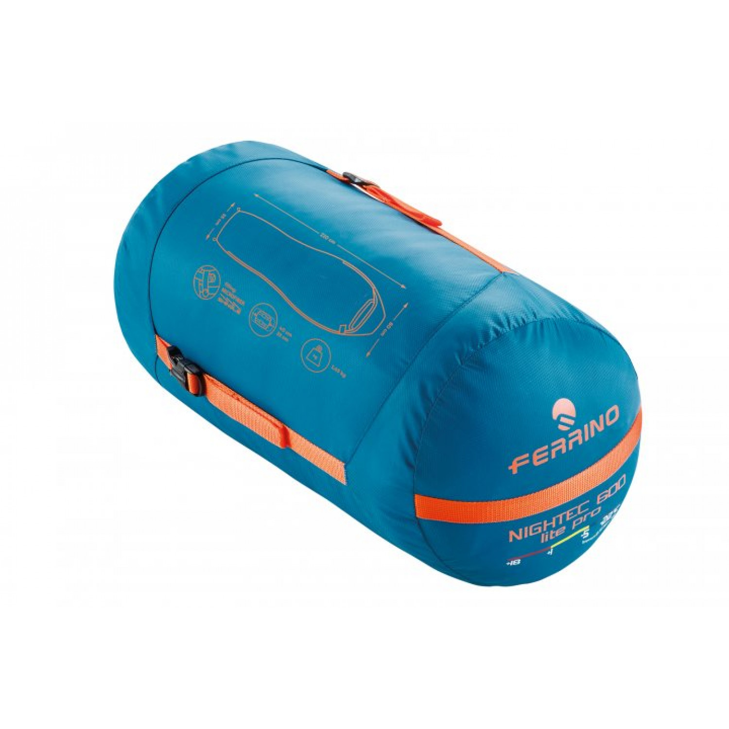 Спальный мешок Ferrino Nightec Lite Pro 600 L/-5°C Blue/Grey Left