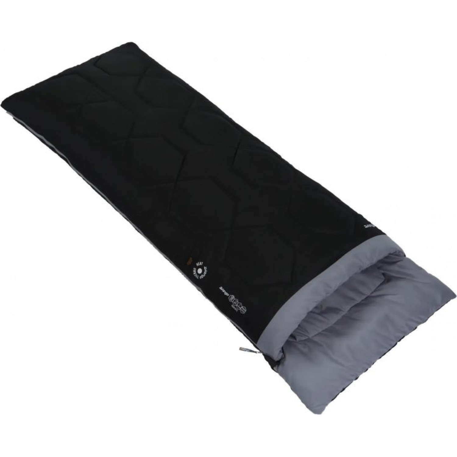 Спальний мішок з підігрівом Vango Radiate Single/-3°C Black Left