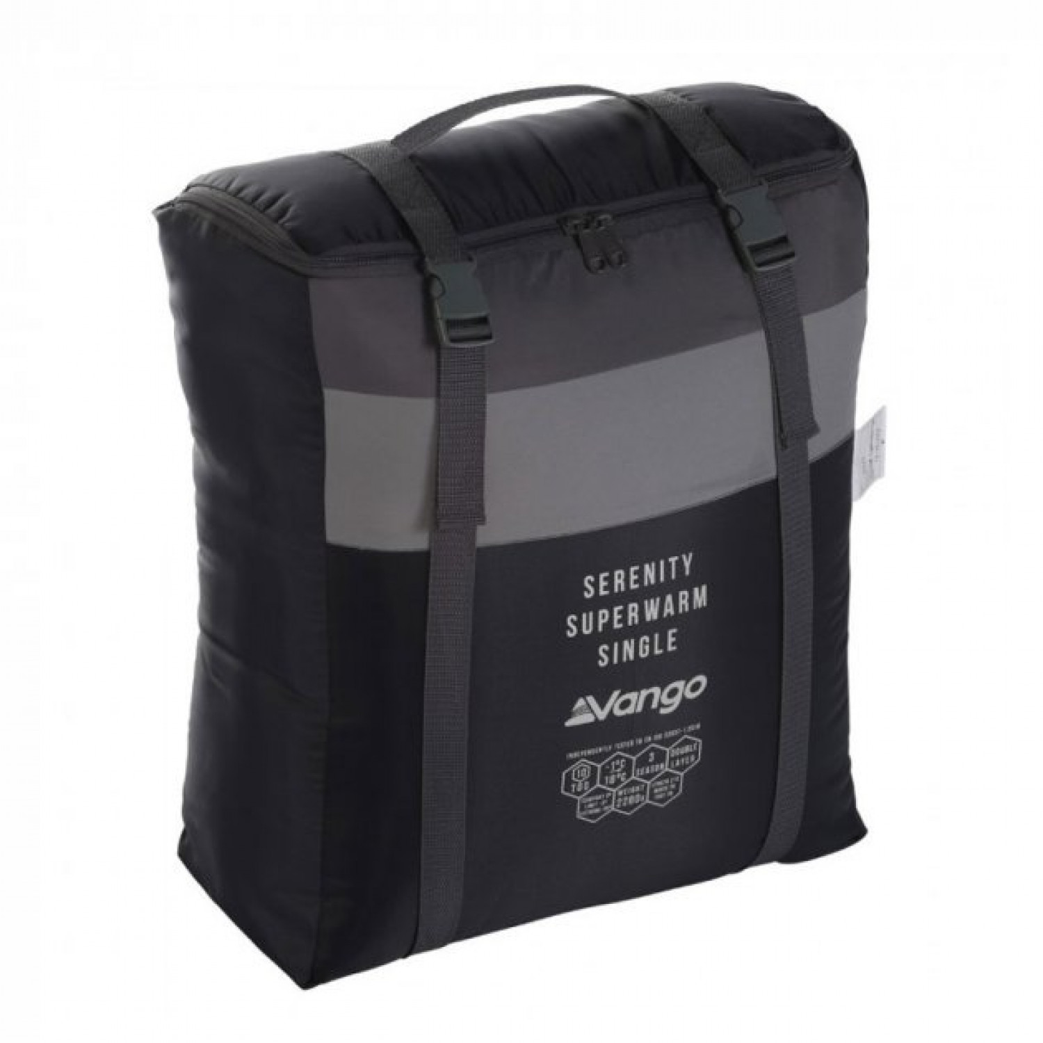 Спальний мішок Vango Serenity Superwarm Single/-3°C Shadow Grey Left