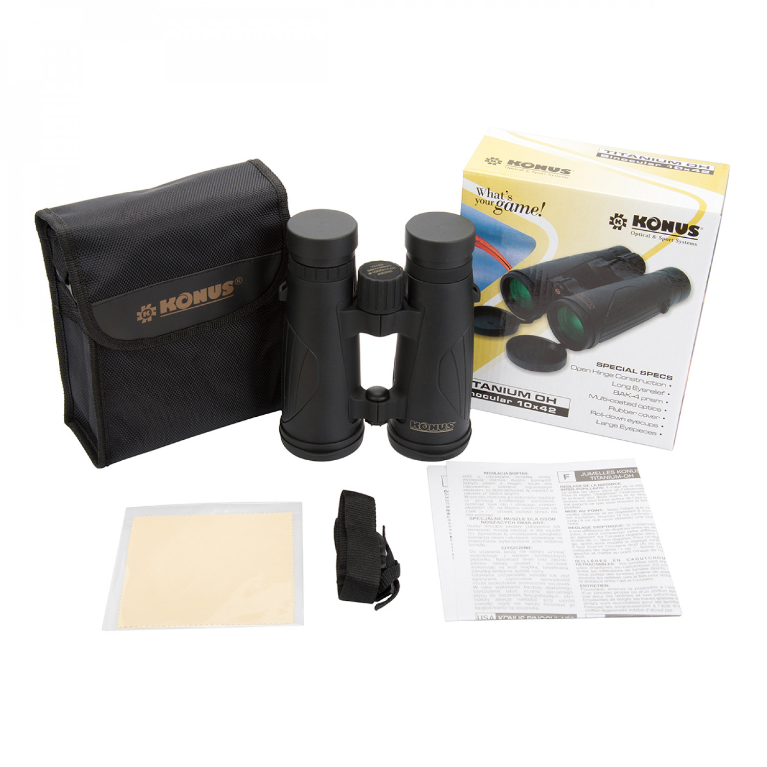 Бинокль KONUS TITANIUM OH 10x42