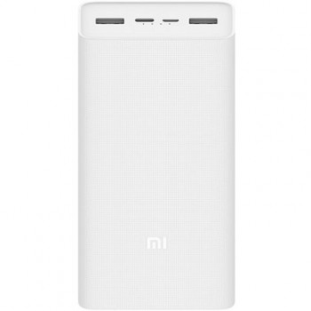 Портативный аккумулятор Xiaomi Mi Power Bank 3 30000 mAh 24W Fast Charge PB3018ZM White