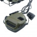 Активные наушники шумоподавляющие EARMOR M32H ОЛИВА ORIGINAL тактические с микрофоном и креплением для шлема FAST
