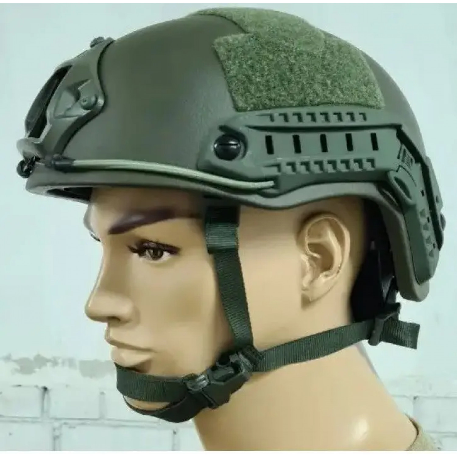 Шлем баллистический Fast Helmet IIIA ОЛИВА Пуленепробиваемая каска класс уровня IIIA
