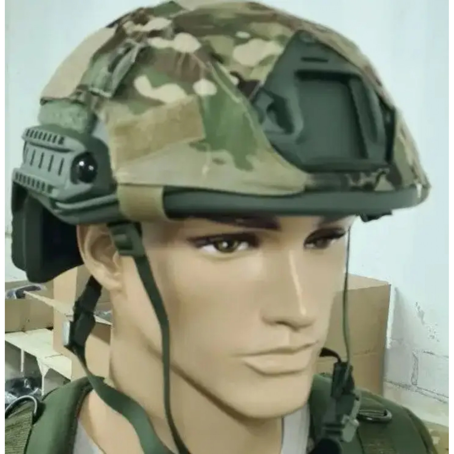 Шлем баллистический Fast Helmet IIIA ОЛИВА Пуленепробиваемая каска класс уровня IIIA