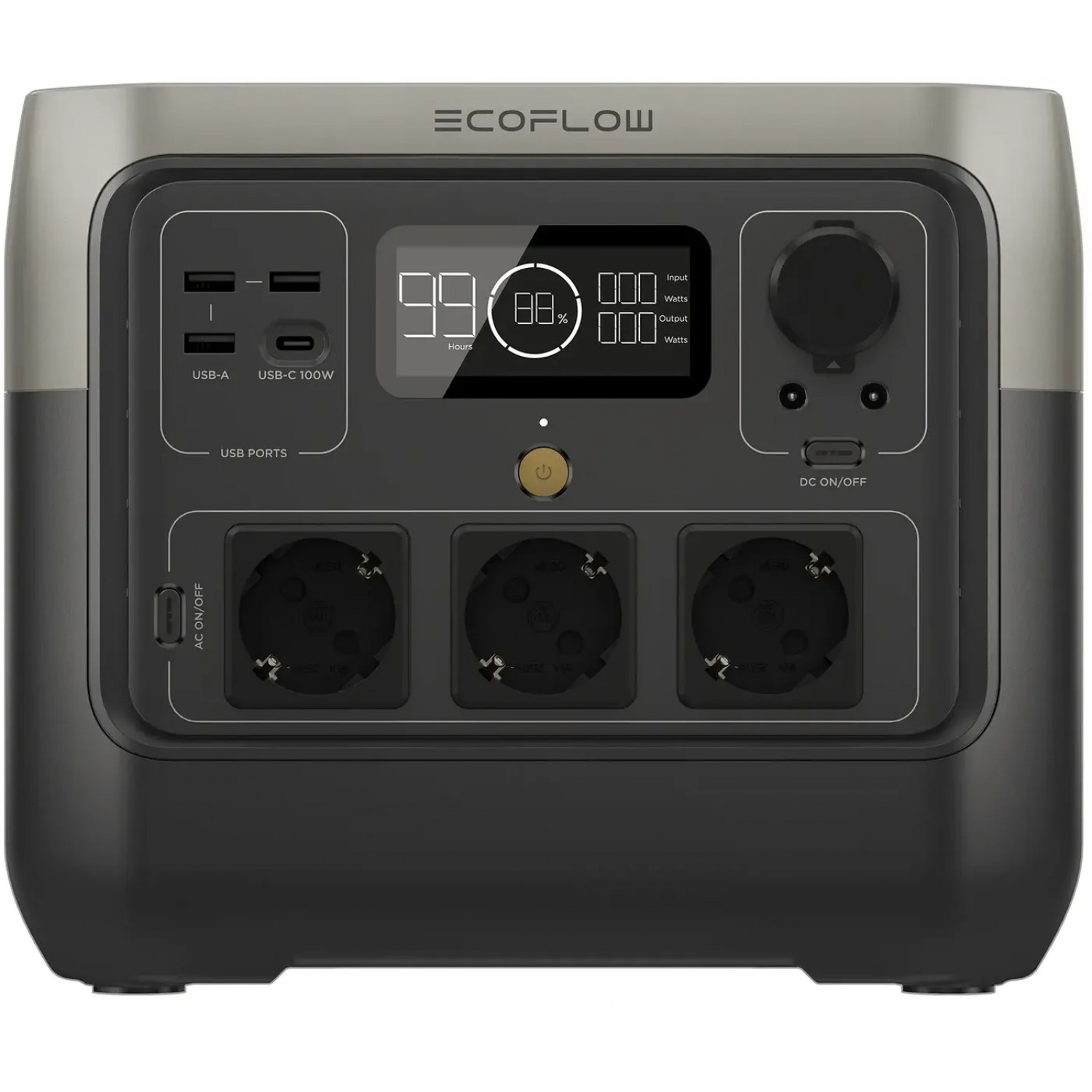 Портативная зарядная станция EcoFlow RIVER 2 Pro