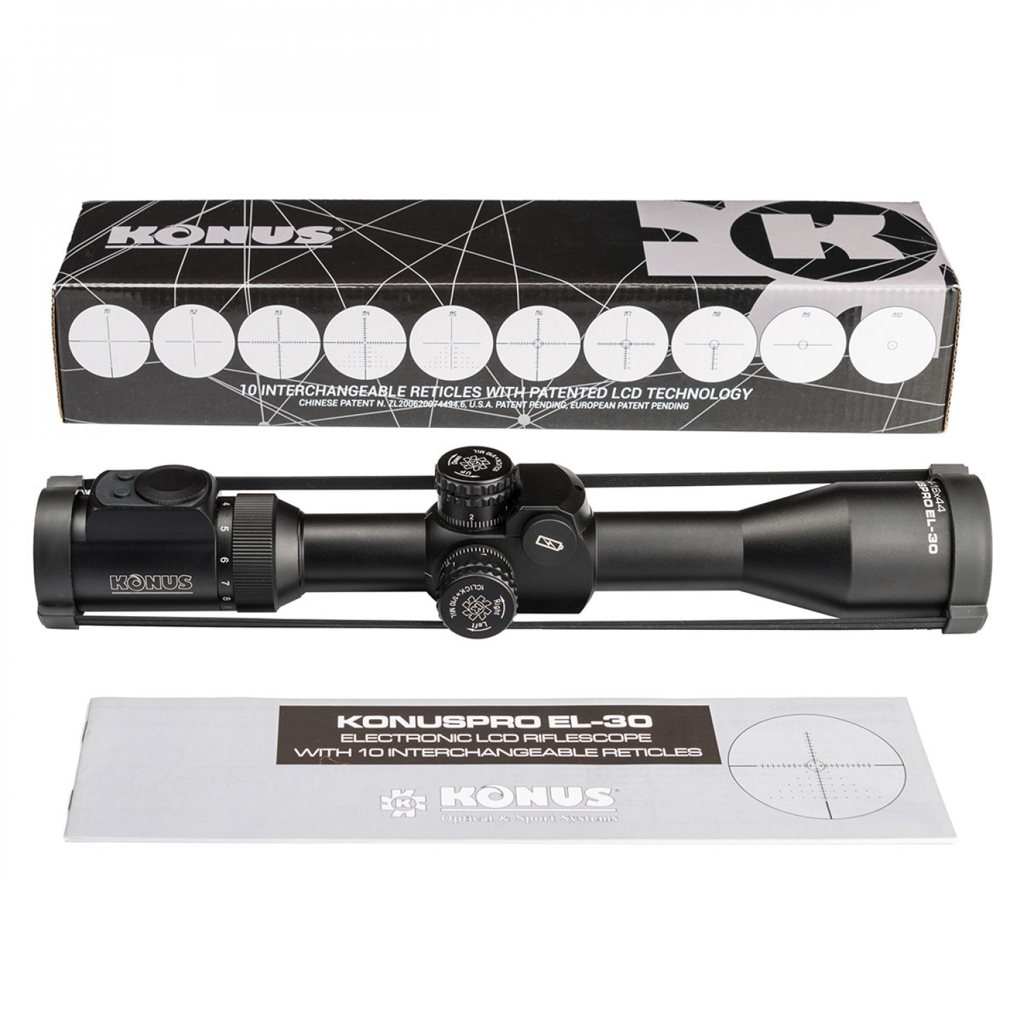 Оптичний приціл KONUS KONUSPRO EL-30 4-16x44 LCD