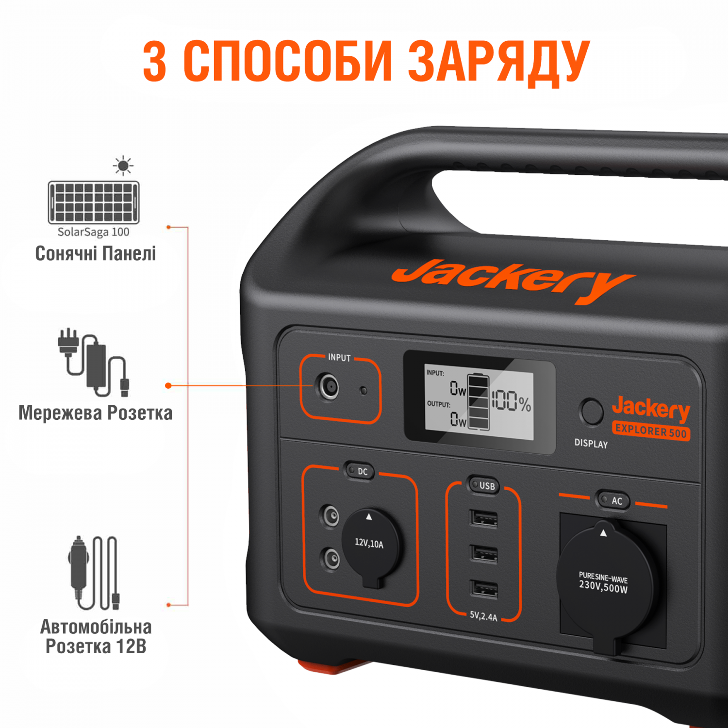 Портативная зарядная станция Jackery 500 EU