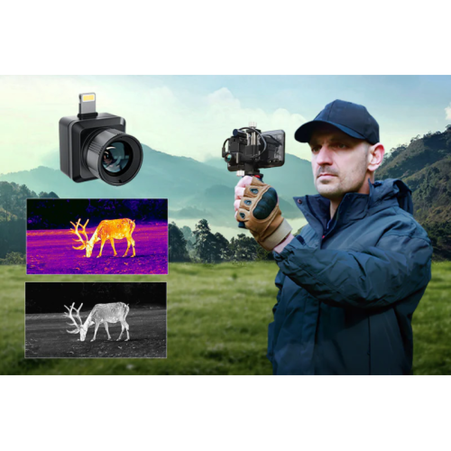 Тепловізор для смартфона Thermal Master T2 Pro (1300 м, 13 мм, iOS lighting)