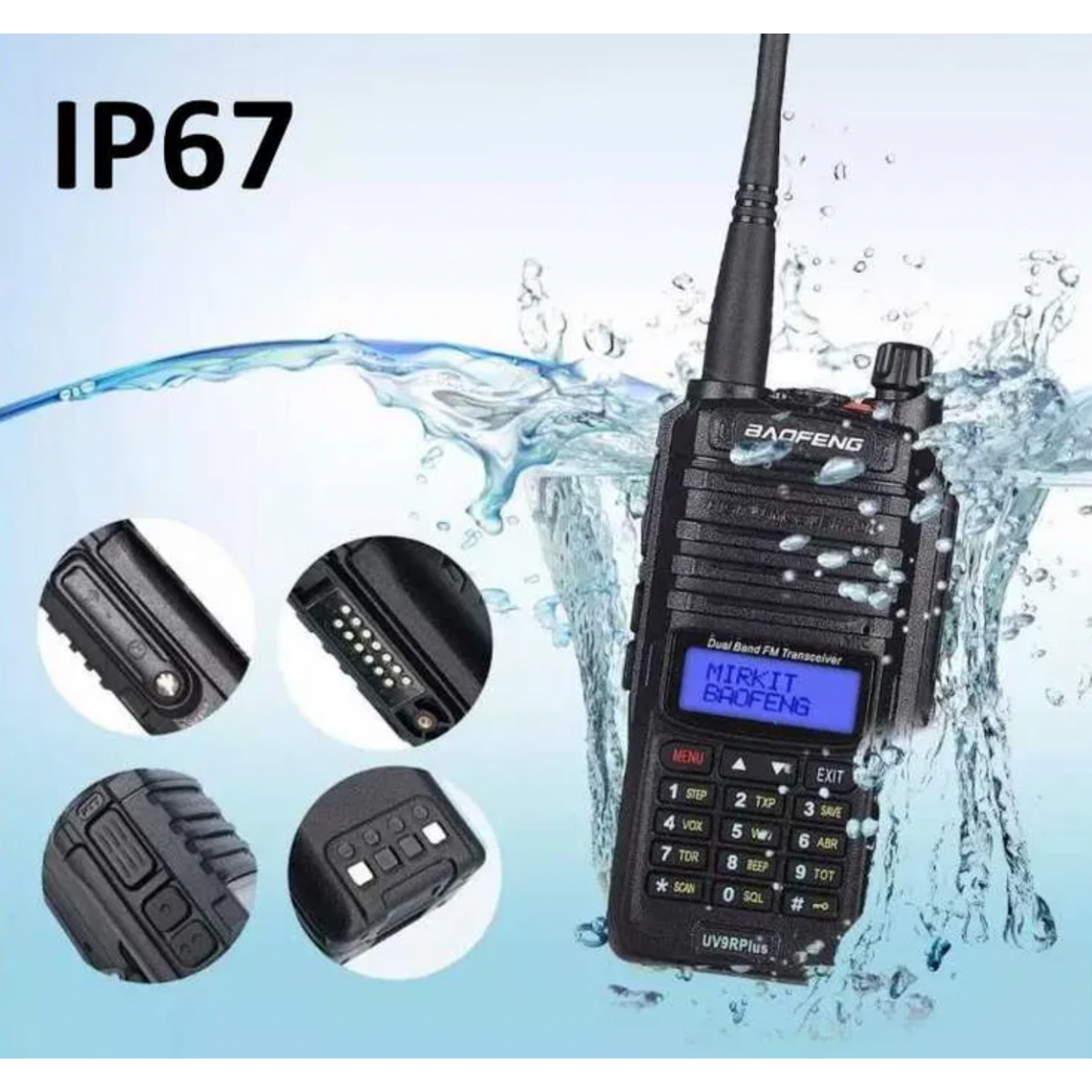 Рация BAOFENG UV-9R Plus 8W