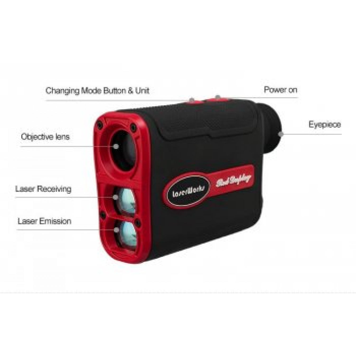 Лазерный дальномер LASERWORKS LW-1400Pro