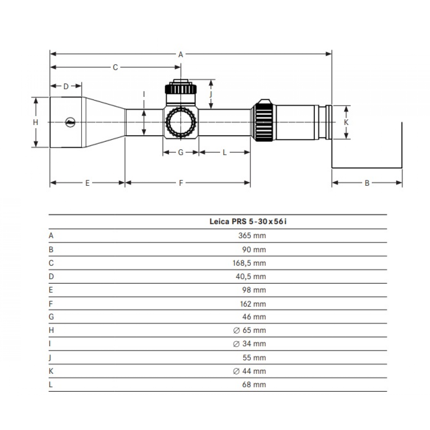 Оптический прицел LEICA PRS 5-30x56i (Ballistic)