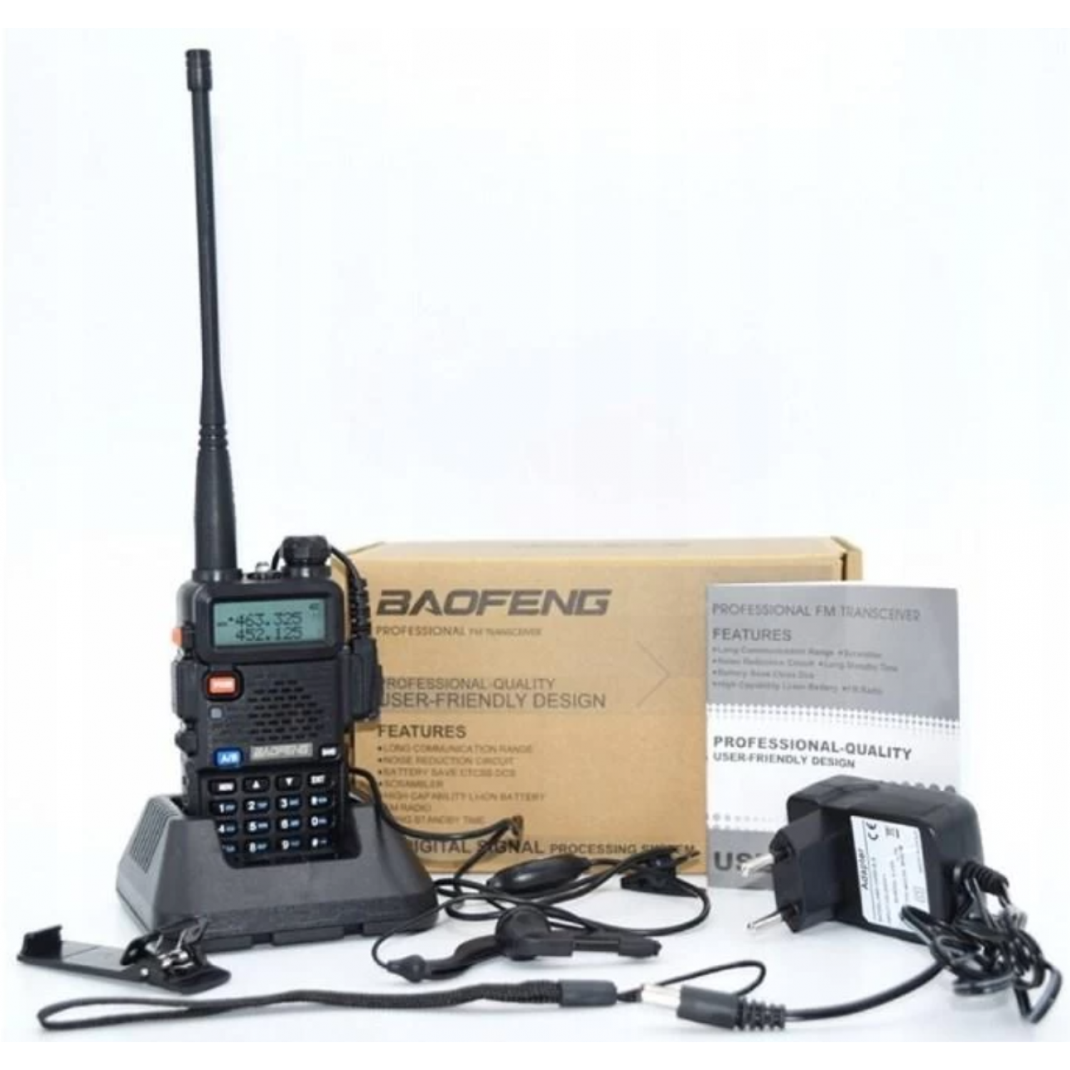 Рація BAOFENG UV-5R + гарнітура