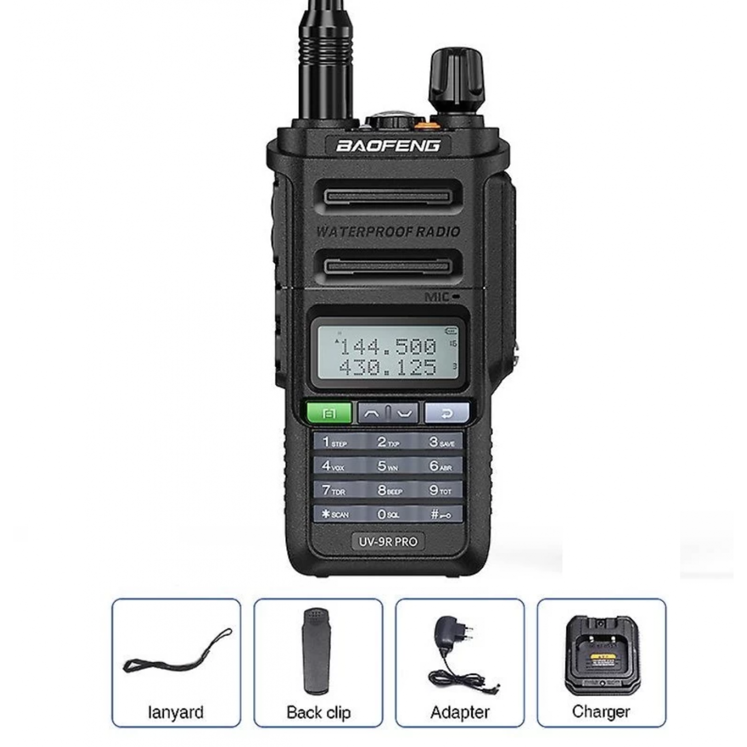 Рация BAOFENG UV-9R Pro c влагозащитой