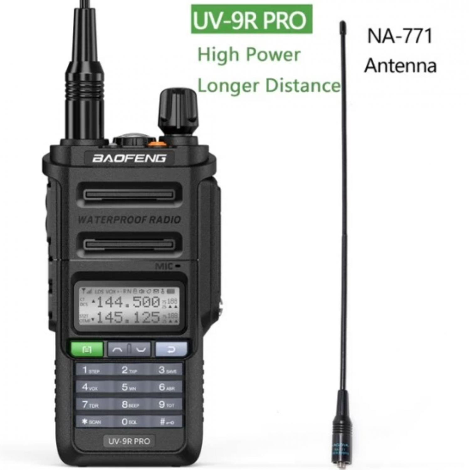 Рация BAOFENG UV-9R Pro c влагозащитой