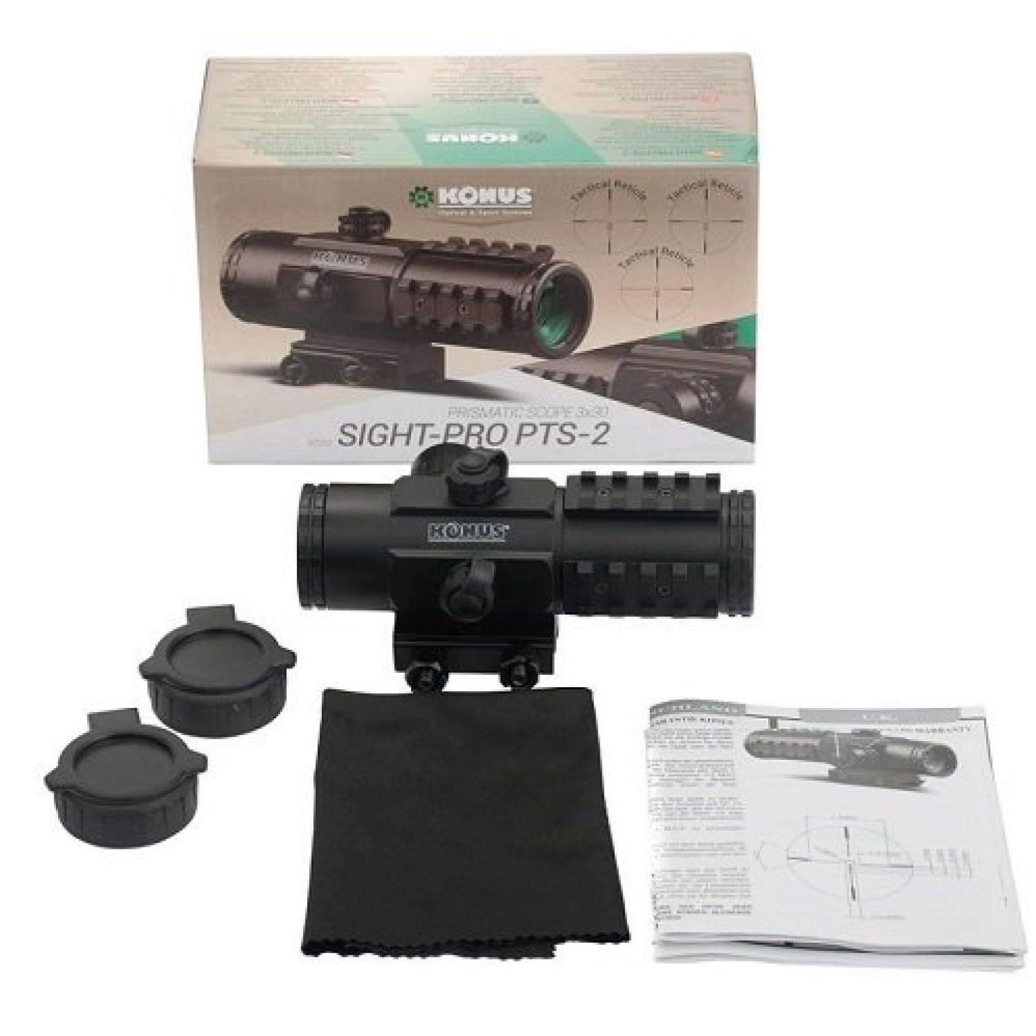 Коліматорний приціл KONUS Sight-Pro PTS2 3x30