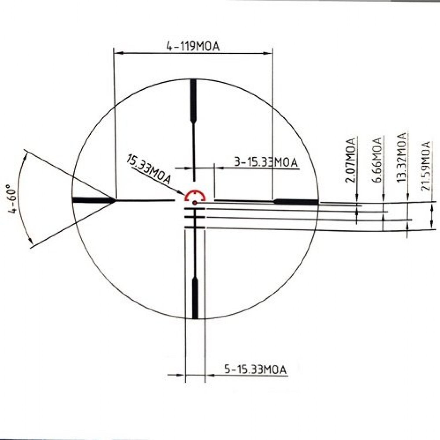 Коліматорний приціл KONUS Sight-Pro PTS2 3x30