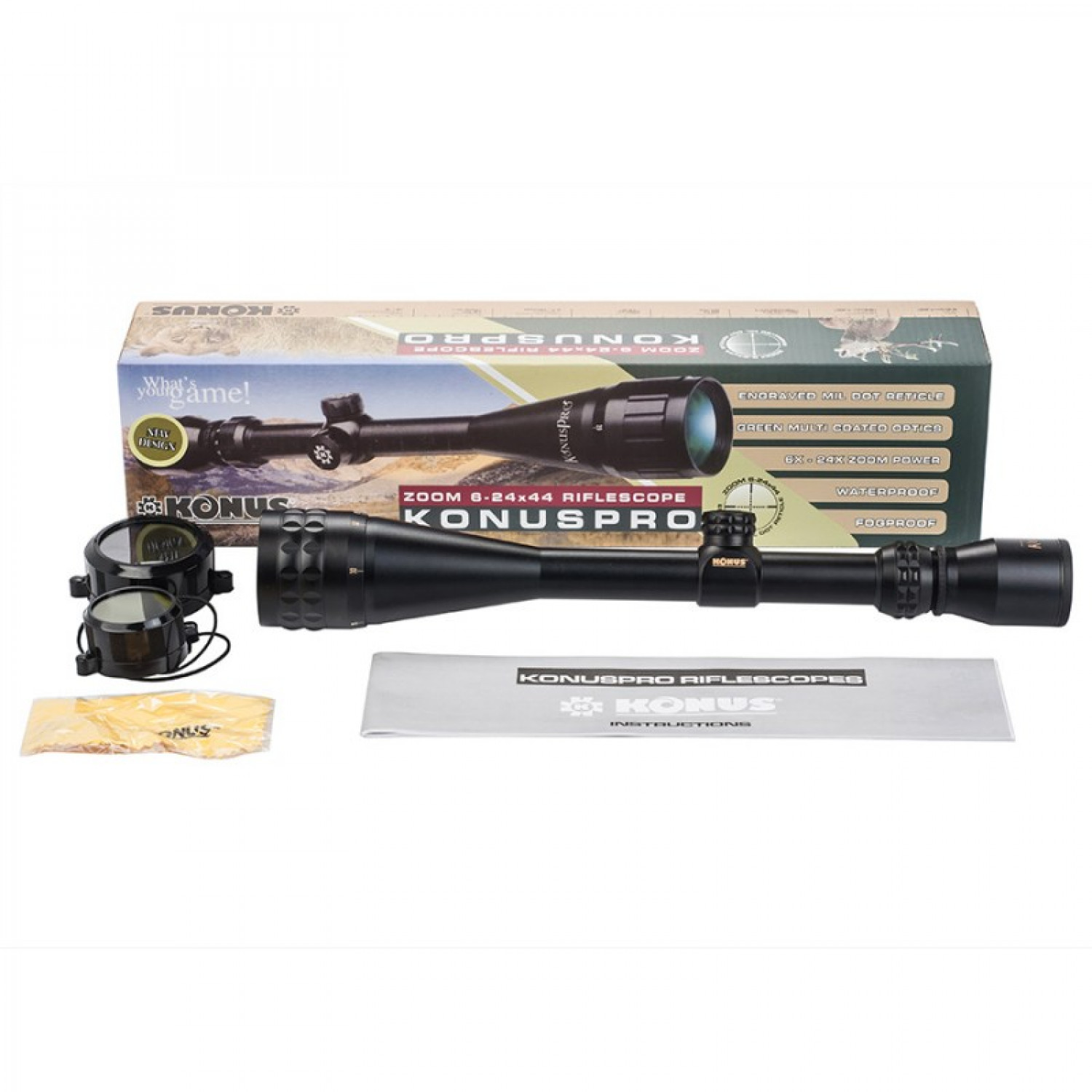 Оптический прицел KONUS KONUSPRO 6-24х44 MD
