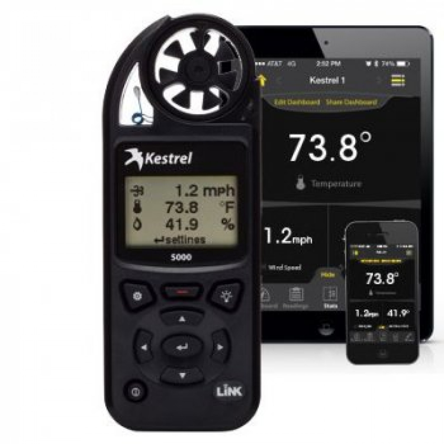 Метеостанція вітромір KESTREL 5000 Bluetooth (0850LBLK)