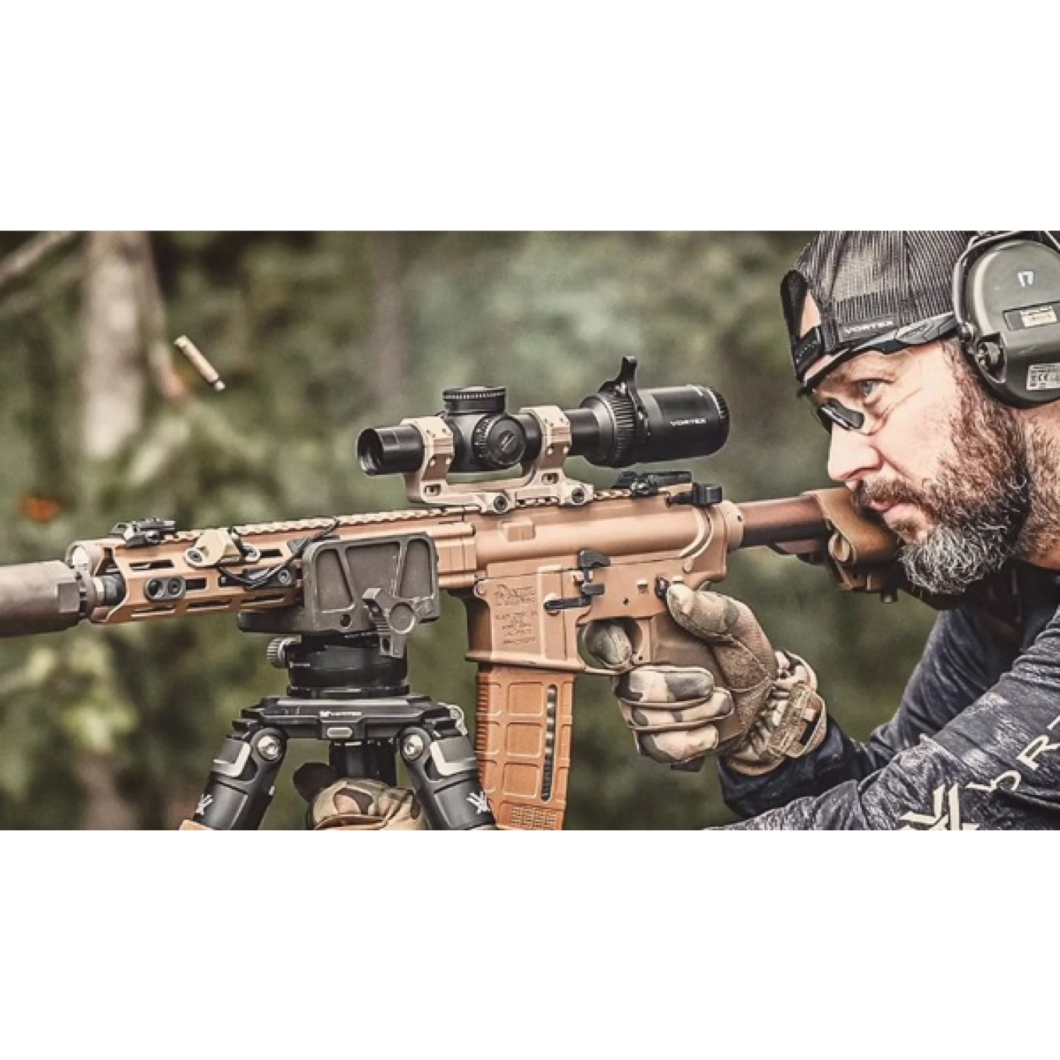 Оптичний приціл VORTEX Strike Eagle 1-8X24 FFP EBR-8 (MOA) (SE-1801)