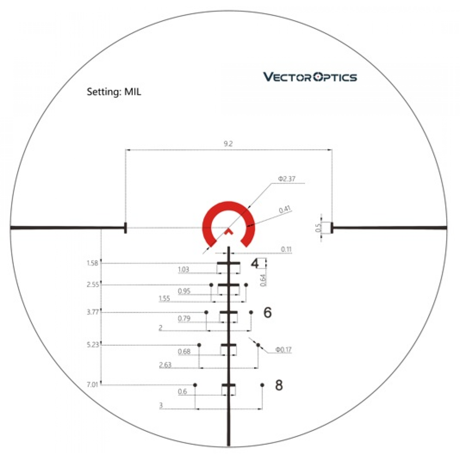 Оптичний приціл VECTOR Optics Continental 1-6x28 FFP Tactical (SCFF-31)