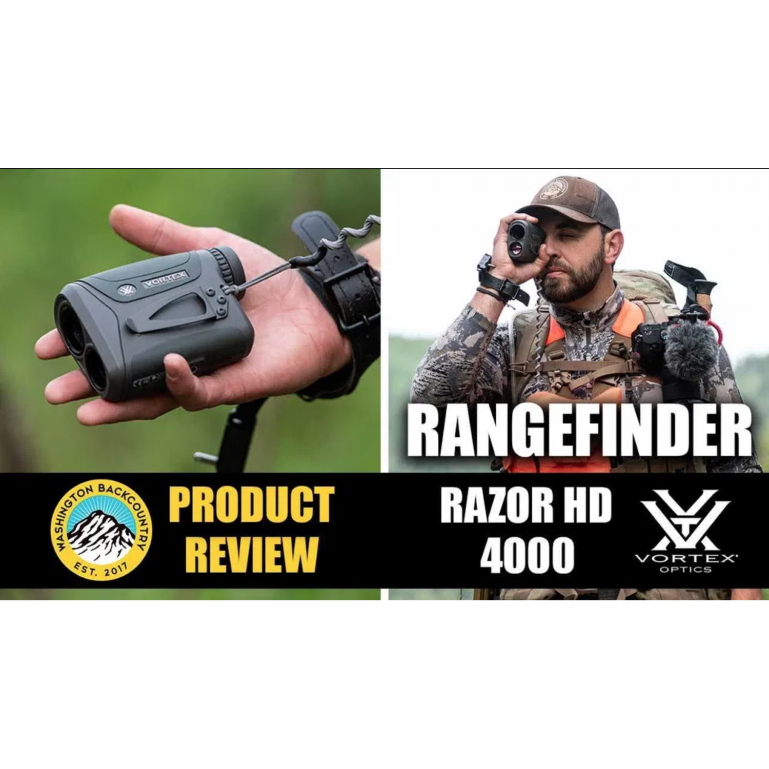 Лазерний далекомір VORTEX Razor HD 4000 дальність 3650 метрів