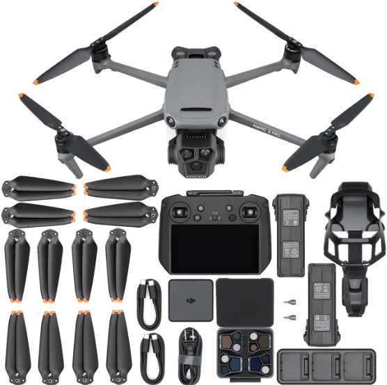 Квадрокоптер DJI Mavic 3 Pro Fly More Combo with DJI RC (CP.MA.00000660.01)